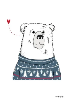 Winter Bear Plakat (21x29.7 cm (A4))