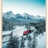 Winter Train Plakat (21x29.7 cm (A4))