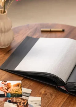 Wiro Album Sort - 30x30 cm (100 Sorte sider / 50 ark)