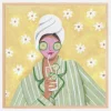 Woman Relax Time Plakat (30x30 cm)