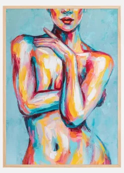Womens Body Painting Plakat (21x29.7 cm (A4))
