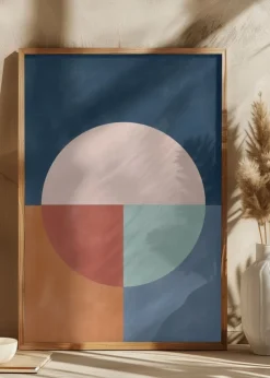 3x4 Aspectratiobluerust35 Plakat (21x29.7 cm (A4))