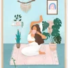 Yoga Time Plakat (21x29.7 cm (A4))