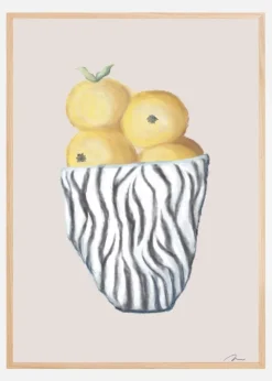 Zebra Bowl Plakat (21x29.7 cm (A4))