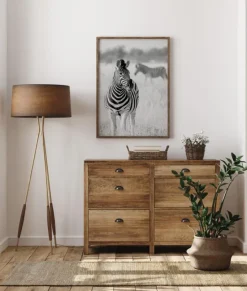 Zebra Bw Plakat (21x29.7 cm (A4))