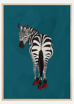 Zebra heels Plakat (21x29.7 cm (A4))