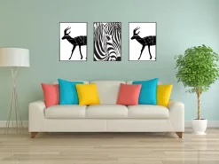 Zebra Plakat (21x29.7 cm (A4))