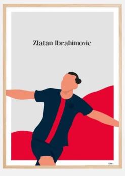 Zlatan Ibrahimovic Plakat (21x29.7 cm (A4))