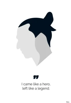 Zlatan the legend Plakat (21x29.7 cm (A4))